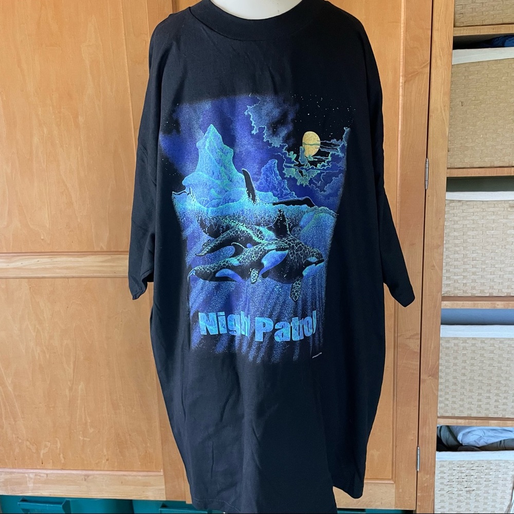 NWOT Gildan Heavy Weight Night Patrol T-Shirt